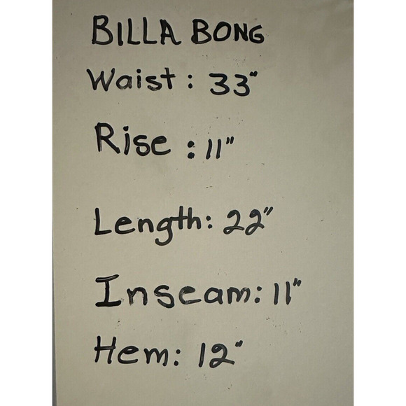 Billa Bong Men’s Blue Board Surf Swim Shorts Size 33 Aqua Blue Nice Billa Bong - Picture 7 of 7